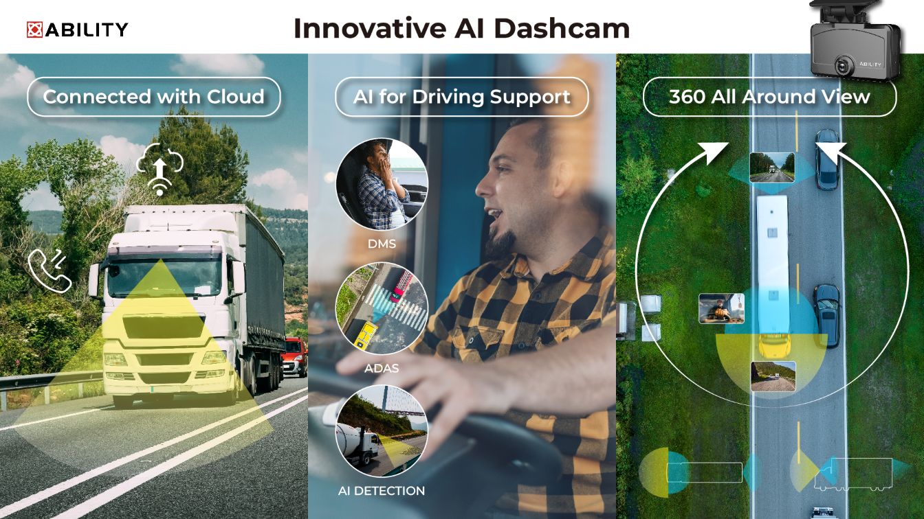 Ability Enterprise、日本パートナーと協業し、次世代AIマルチカメラドライブレコーダーを発表 — 知能化運転支援システムの新たな基準を創出